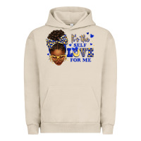 Pigment French Oak sorority colors blue and gold it's the self love f Urban Hoodie - texasbilliewilder