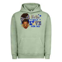 Pigment Oil Green sorority colors blue and gold it's the self love f Urban Hoodie - texasbilliewilder