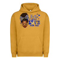Pigment Peanut Butter sorority colors blue and gold it's the self love f Urban Hoodie - texasbilliewilder