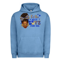 Pigment Pebble Blue sorority colors blue and gold it's the self love f Urban Hoodie - texasbilliewilder