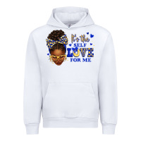 White sorority colors blue and gold it's the self love f Urban Hoodie - texasbilliewilder
