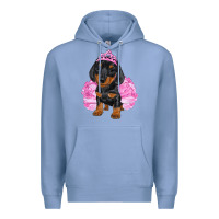 Colony Blue balerina dachshund with tutu Premium Hoodie - RanaPortraitStore