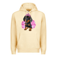 Pina Colada balerina dachshund with tutu Premium Hoodie - RanaPortraitStore