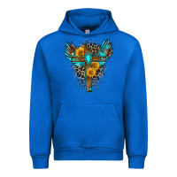 Cobalt gemstone cross Urban Hoodie - Zillion Design Studio