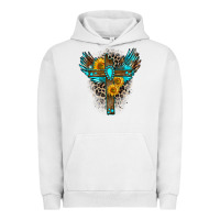 Pigment Lunar Rock gemstone cross Urban Hoodie - Zillion Design Studio