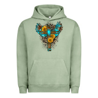 Pigment Oil Green gemstone cross Urban Hoodie - Zillion Design Studio