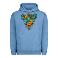 Pigment Pebble Blue gemstone cross Urban Hoodie - Zillion Design Studio