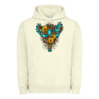 Pigment Pistachio gemstone cross Urban Hoodie - Zillion Design Studio