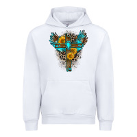 White gemstone cross Urban Hoodie - Zillion Design Studio
