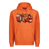 Carrot hot chocolate coffee cups Premium Hoodie - Zillion Design Studio