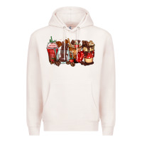 Hot Chocolate Coffee Cups Premium Hoodie | Teevron