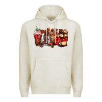 Oatmeal Heather hot chocolate coffee cups Premium Hoodie - Zillion Design Studio