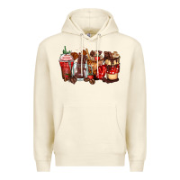 Sandshell hot chocolate coffee cups Premium Hoodie - Zillion Design Studio