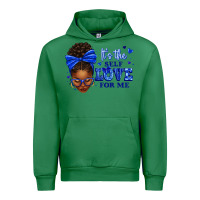 Sorority Colors It's The Self Love For Me Afro Wom Urban Hoodie | Teevron