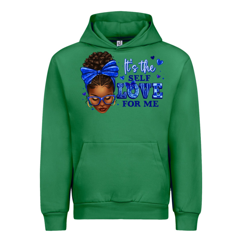 Sorority Colors It's The Self Love For Me Afro Wom Urban Hoodie by texasbilliewilder | Teevron