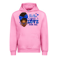 Fuchsia Pink sorority colors it's the self love for me afro wom Urban Hoodie - texasbilliewilder