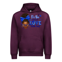 Mauve Wine sorority colors it's the self love for me afro wom Urban Hoodie - texasbilliewilder