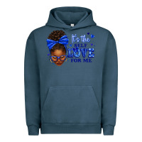 Pigment Midnight Navy sorority colors it's the self love for me afro wom Urban Hoodie - texasbilliewilder