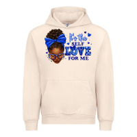 Sandshell sorority colors it's the self love for me afro wom Urban Hoodie - texasbilliewilder