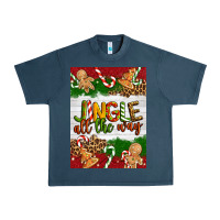 Midnight Navy Christmas Jingle All The Way Urban Heavy Tee - Artiststas