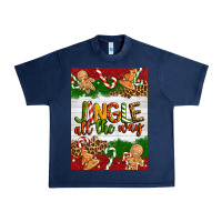 Navy Christmas Jingle All The Way Urban Heavy Tee - Artiststas
