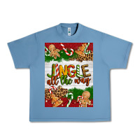 Pebble Blue Christmas Jingle All The Way Urban Heavy Tee - Artiststas