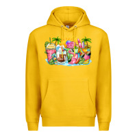 Lemon beach summer coffee cups Premium Hoodie - Zillion Design Studio