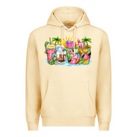 Pina Colada beach summer coffee cups Premium Hoodie - Zillion Design Studio