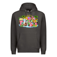 Smoke beach summer coffee cups Premium Hoodie - Zillion Design Studio