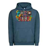 Pigment Midnight Navy farm babe Urban Hoodie - Zillion Design Studio