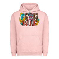 Pigment Salmon farm babe Urban Hoodie - Zillion Design Studio