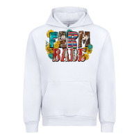 White farm babe Urban Hoodie - Zillion Design Studio