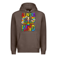 Coffee always bee kind pride lgbtq Premium Hoodie - texasbilliewilder