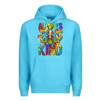 Ocean Blue always bee kind pride lgbtq Premium Hoodie - texasbilliewilder