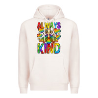 Pale Pink always bee kind pride lgbtq Premium Hoodie - texasbilliewilder