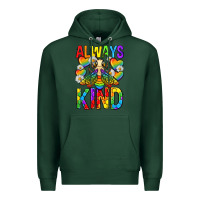 Sports Green always bee kind pride lgbtq Premium Hoodie - texasbilliewilder