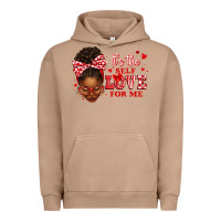 Pigment Burro sorority colors red and white it's the self love f Urban Hoodie - texasbilliewilder