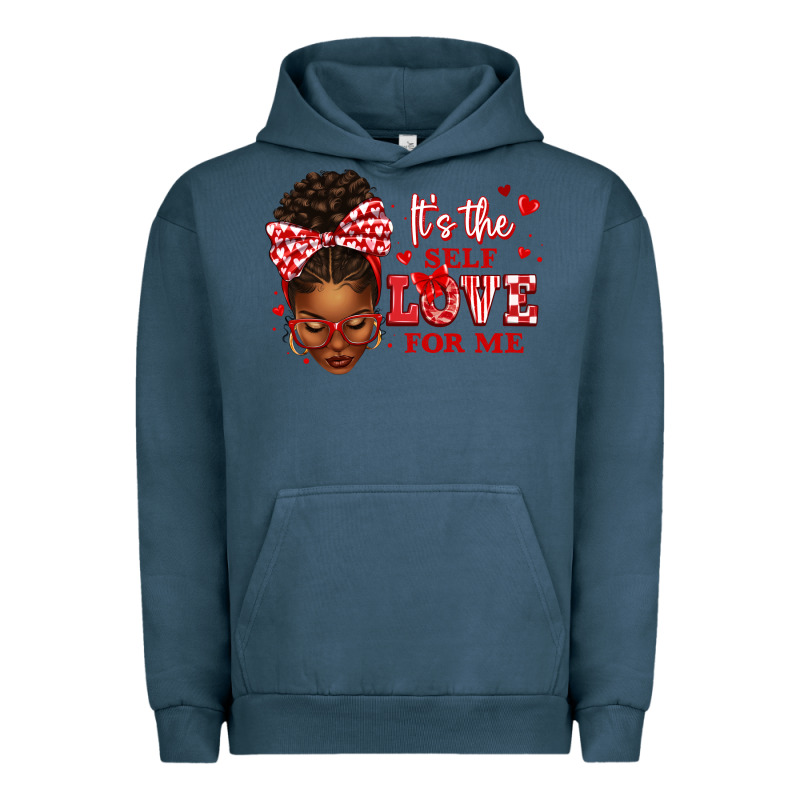 Sorority Colors Red And White It's The Self Love F Urban Hoodie by texasbilliewilder | Teevron