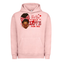 Pigment Salmon sorority colors red and white it's the self love f Urban Hoodie - texasbilliewilder