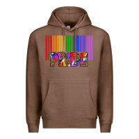 Chestnut barcode pride Premium Hoodie - texasbilliewilder