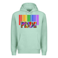 Seafoam barcode pride Premium Hoodie - texasbilliewilder