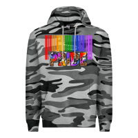 Slate Camo barcode pride Premium Hoodie - texasbilliewilder