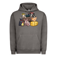 Farm Animals Wagon Urban Hoodie | Teevron