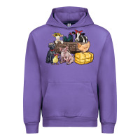 Tulip farm animals wagon Urban Hoodie - Zillion Design Studio