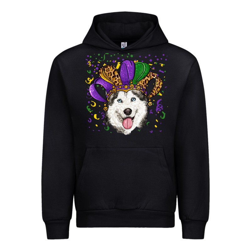 Mardi Gras Hat Husky Urban Hoodie by RanaPortraitStore | Teevron