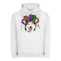 Pigment Lunar Rock Mardi gras hat husky Urban Hoodie - RanaPortraitStore
