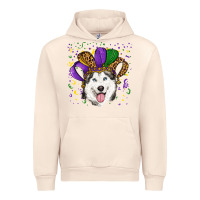 Sandshell Mardi gras hat husky Urban Hoodie - RanaPortraitStore
