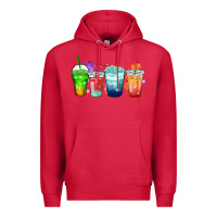 Cardinal tea junkie coffee cups Premium Hoodie - Zillion Design Studio