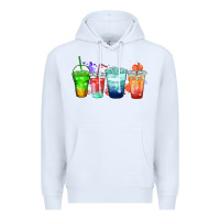 White tea junkie coffee cups Premium Hoodie - Zillion Design Studio