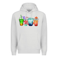 Dove Grey tea junkie coffee cups Premium Hoodie - Zillion Design Studio